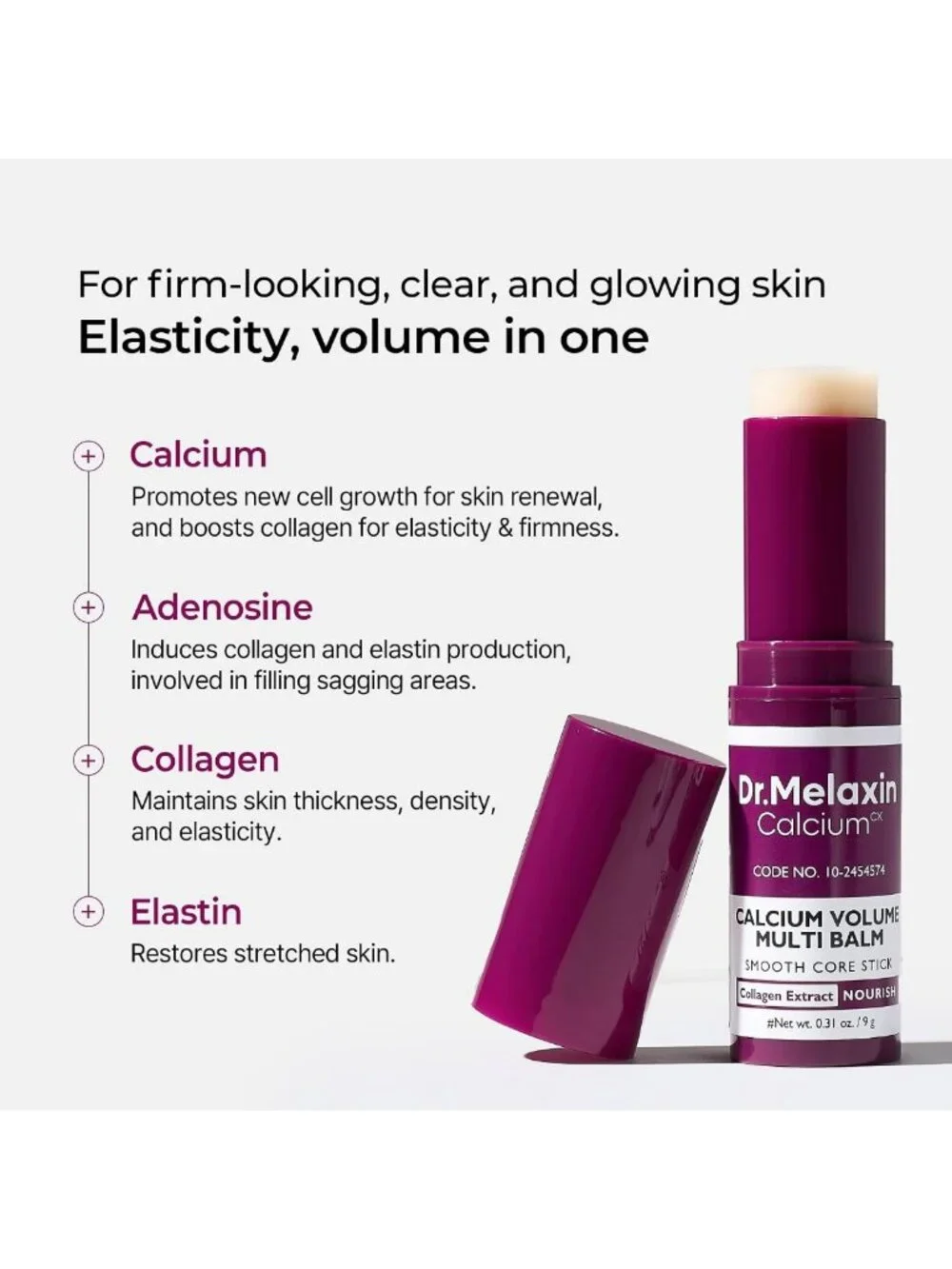 Collagen Multi Balm Stick for Face, Neck & Eyes - Firming, Dark Circle